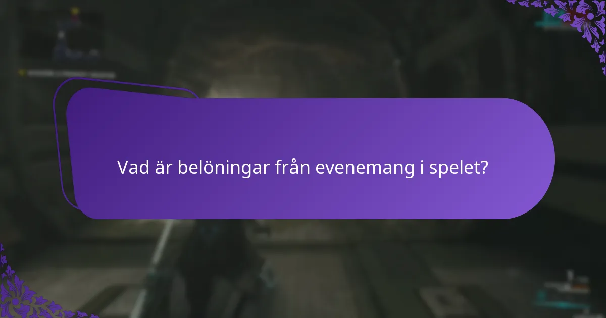 Hur jämförs belöningar från evenemang i spelet över olika spel?